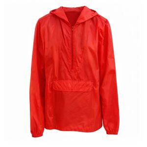 Vintage 1980s Gap Red Windbreaker Poncho Nylon Unisex Men’s Medium